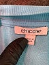 Chico's Teal Short Sleeve Top Size XL (estimated) - photo 7