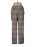 By Anthropologie Plaid Brown Casual Pants Size 6 - photo 2