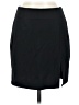 Unbranded 100% Polyester Solid Black Casual Skirt Size S - photo 1