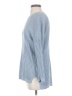 Express 100% Cotton Blue Pullover Sweater Size S - photo 5