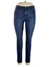 Celebrity Pink Solid Blue Jeans Size 33 waist - photo 1