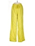 Blāshe 100% Polyester Solid Yellow Casual Pants Size M - photo 1