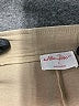 Allie Rose 100% Polyester Solid Tan Khaki Shorts Size L - photo 3