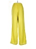 Blāshe 100% Polyester Solid Yellow Casual Pants Size M - photo 2