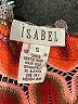 Isabel 100% Polyester Paisley Orange Cocktail Dress Size S - photo 7