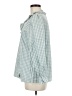 Unbranded 100% Polyester Checkered-gingham Green Long Sleeve Blouse Size M - photo 5