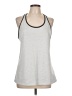 Nike 100% Polyester Silver Active Tank Size L - photo 1