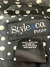 Style&Co 100% Cotton Polka Dots Black Coat Size S (petite) - photo 6