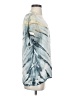 Language Tie-dye Ivory Short Sleeve Blouse Size S - photo 4