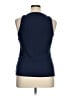 INC International Concepts Blue Sleeveless Top Size XL - photo 2