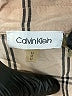 Calvin Klein 100% Viscose Plaid Tan Long Sleeve Button-Down Shirt Size M - photo 7
