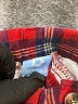 Bella Bliss 100% Cotton Plaid Red Casual Pants Size 5 - photo 3