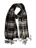 Unbranded Plaid Black Scarf One size - photo 1