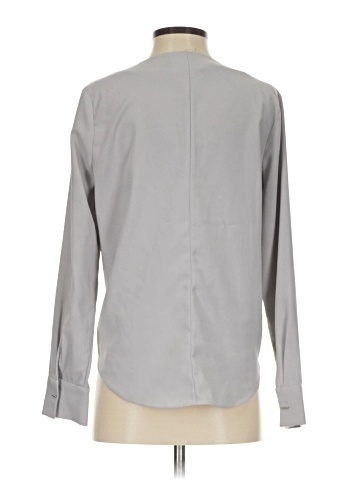 Elizabeth & Clarke Long Sleeve Silk Top (view 2)