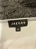 Jaeger 100% Silk Gray Blouse Size 10 - photo 7