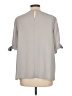 Anthology 100% Polyester Gray 3/4 Sleeve Blouse Size 12 - photo 2