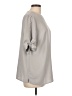 Anthology 100% Polyester Gray 3/4 Sleeve Blouse Size 12 - photo 4