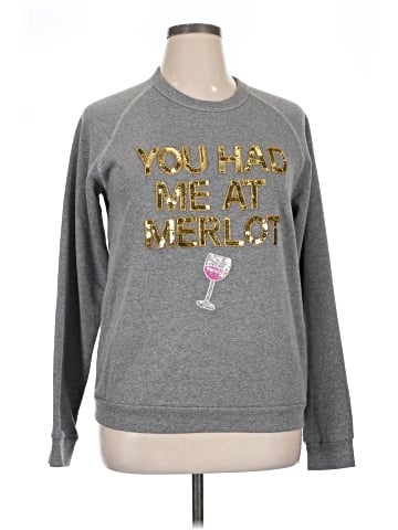 Bow & Drape Sweatshirt (view 1)