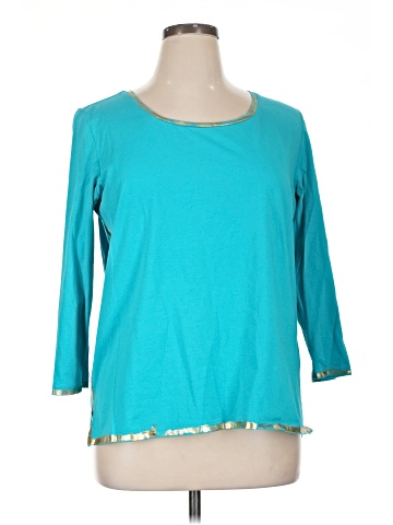 Tru Luxe Jeans 3/4 Sleeve T-Shirt (view 1)
