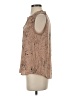Wit & Wisdom 100% Polyester Tan Sleeveless T-Shirt Size S - photo 5