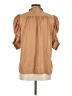 Ann Taylor 100% Polyester Brown Short Sleeve Blouse Size M - photo 2