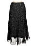 WD.NY 100% Polyester Stars Black Casual Skirt Size L - photo 2