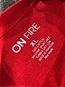 ON FIRE 100% Cotton Red Sleeveless Top Size XL - photo 7