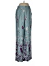 Massimo Dutti 100% Viscose Floral Teal Casual Pants Size 8 - photo 1