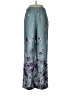 Massimo Dutti 100% Viscose Floral Teal Casual Pants Size 8 - photo 2