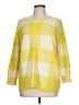 CAbi Checkered-gingham Yellow Pullover Sweater Size L - photo 1