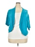 Catherines 100% Polyester Teal Cardigan Size 3X - photo 1