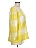 CAbi Checkered-gingham Yellow Pullover Sweater Size L - photo 4
