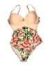 Unbranded Floral Ivory One Piece Swimsuit Size 2X - photo 1