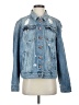 See Thru Soul Blue Denim Jacket Size S - photo 1