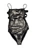 fleur du mal Metallic Silver One Piece Swimsuit Size XS - photo 1