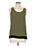 Express Outlet 100% Polyester Green Sleeveless Top Size M - photo 1