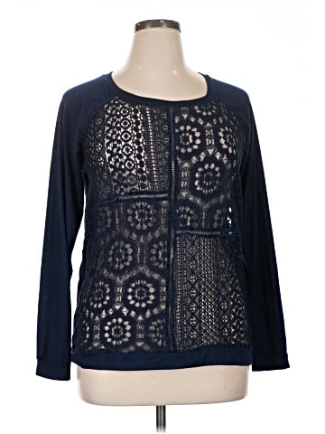 Xhilaration Long Sleeve Blouse (view 1)