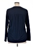 Xhilaration Blue Long Sleeve Blouse Size XL - photo 2