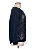 Xhilaration Blue Long Sleeve Blouse Size XL - photo 4