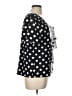 Unbranded 100% Polyester Polka Dots Black Short Sleeve Blouse Size L - photo 4