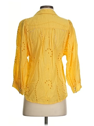 Forever That Girl for Anthropologie 3/4 Sleeve Blouse (view 2)
