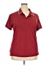iuga Burgundy Short Sleeve Blouse Size XXL - photo 1