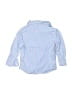 Carter's 100% Cotton Stripes Blue Long Sleeve Button-Down Shirt 9-12 MO / 12 MO - photo 2