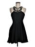 Dream State 100% Polyester Black Cocktail Dress Size 6 - photo 1