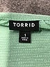 Torrid Green Short Sleeve Blouse Size 1X Plus (1) - photo 7