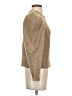 FRAME Metallic Tan Pullover Sweater Size S - photo 4