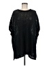 James Perse Black Poncho Size Med (2) - photo 1