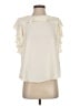 Amanda Uprichard 100% Polyester Ivory Sleeveless Blouse Size S - photo 1