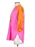 Dizzy Lizzy 100% Polyester Color Block Orange 3/4 Sleeve Blouse Size XS - photo 5