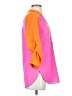 Dizzy Lizzy 100% Polyester Color Block Orange 3/4 Sleeve Blouse Size XS - photo 4